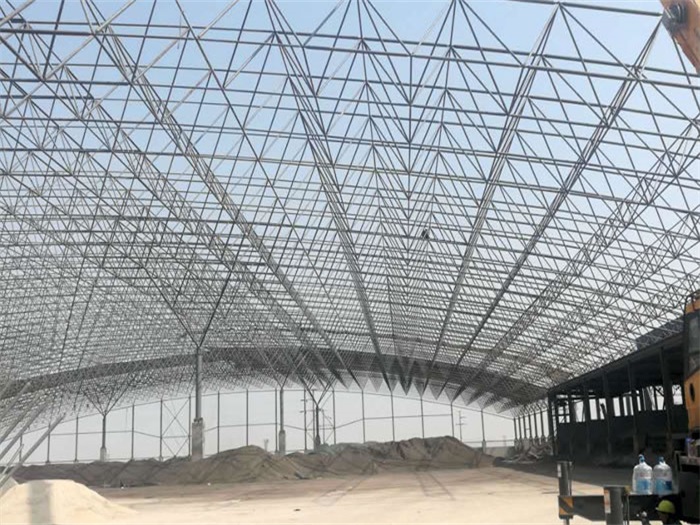 定西钢厂料仓网架工程