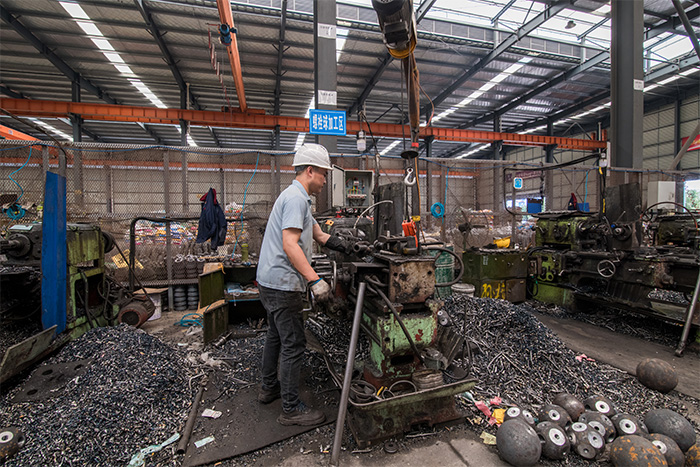 定西网架配件-螺栓球加工车间